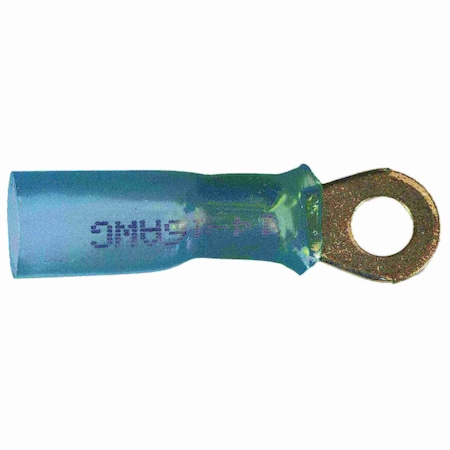 Midwest Fastener Ring Terminal, 14 AWG, Plastic Insulated, 8 PK 67945